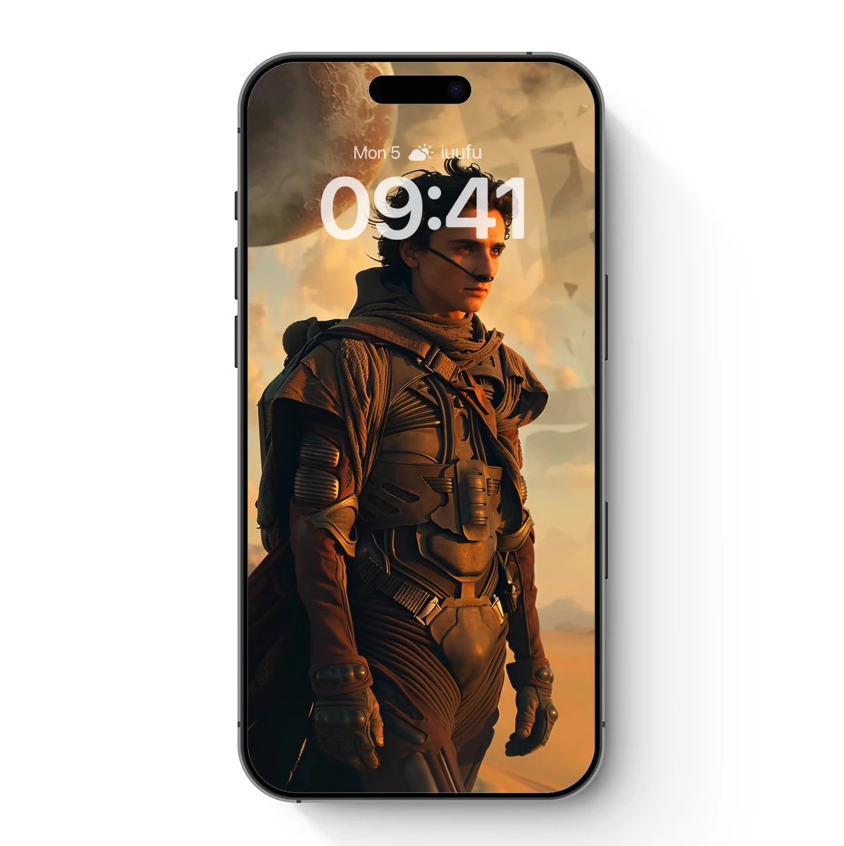 Desert Warrior in Futuristic Armor