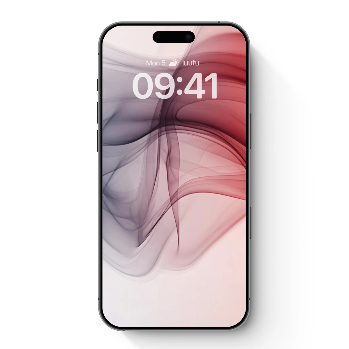 Ethereal Smoke Dance: Red and Gray Abstract Flow