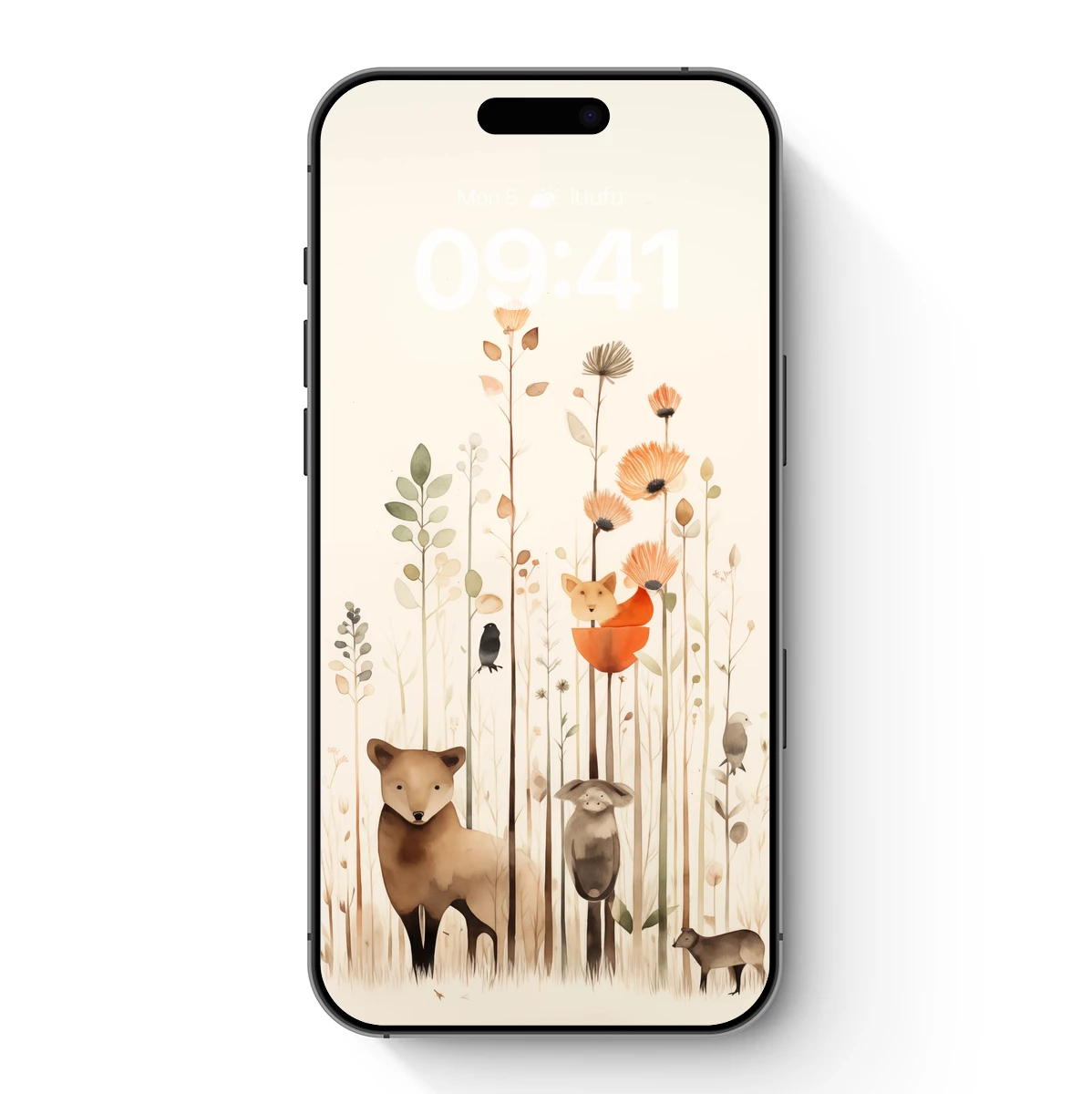 Enchanted Forest Whimsy: Animals Amidst Floral Dreams