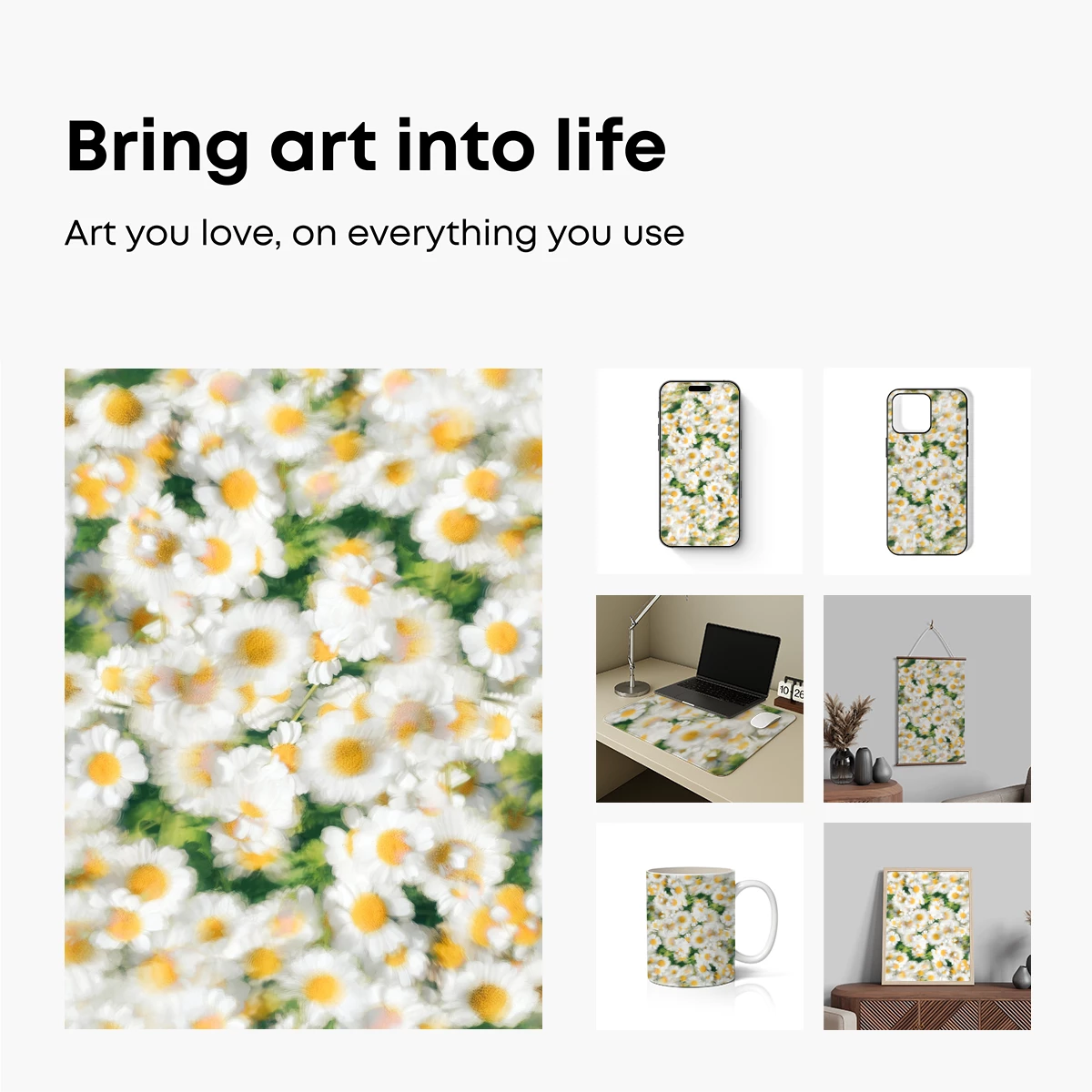 Daisy Dreamland: Soft Focus Floral Bliss - Image 2