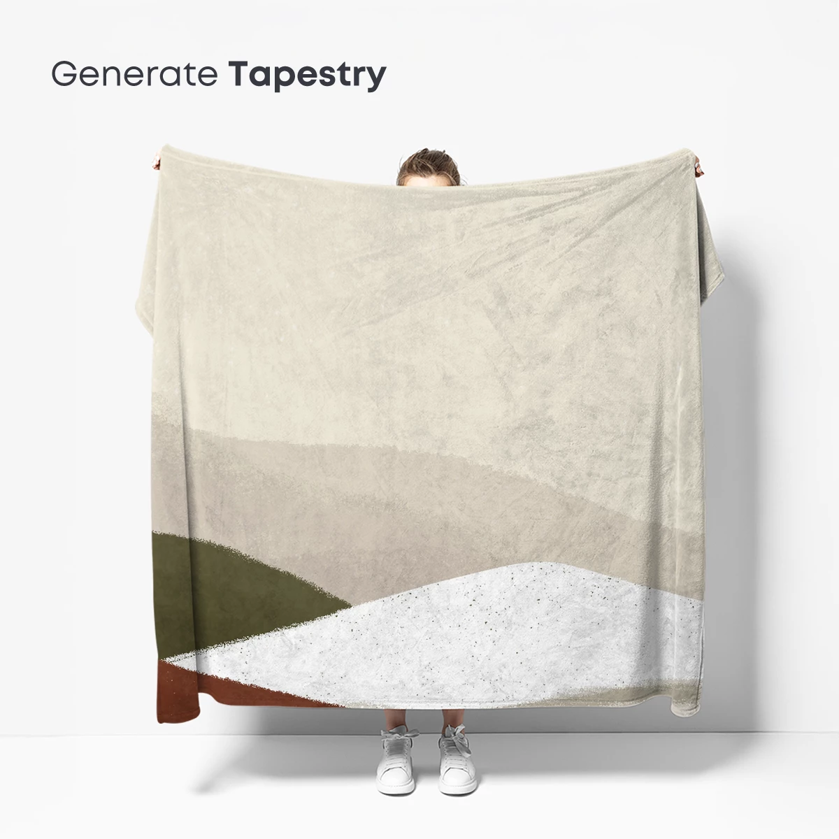 Abstract Terrain Layers: Earthy Tones and Minimalist Waves - Image 5