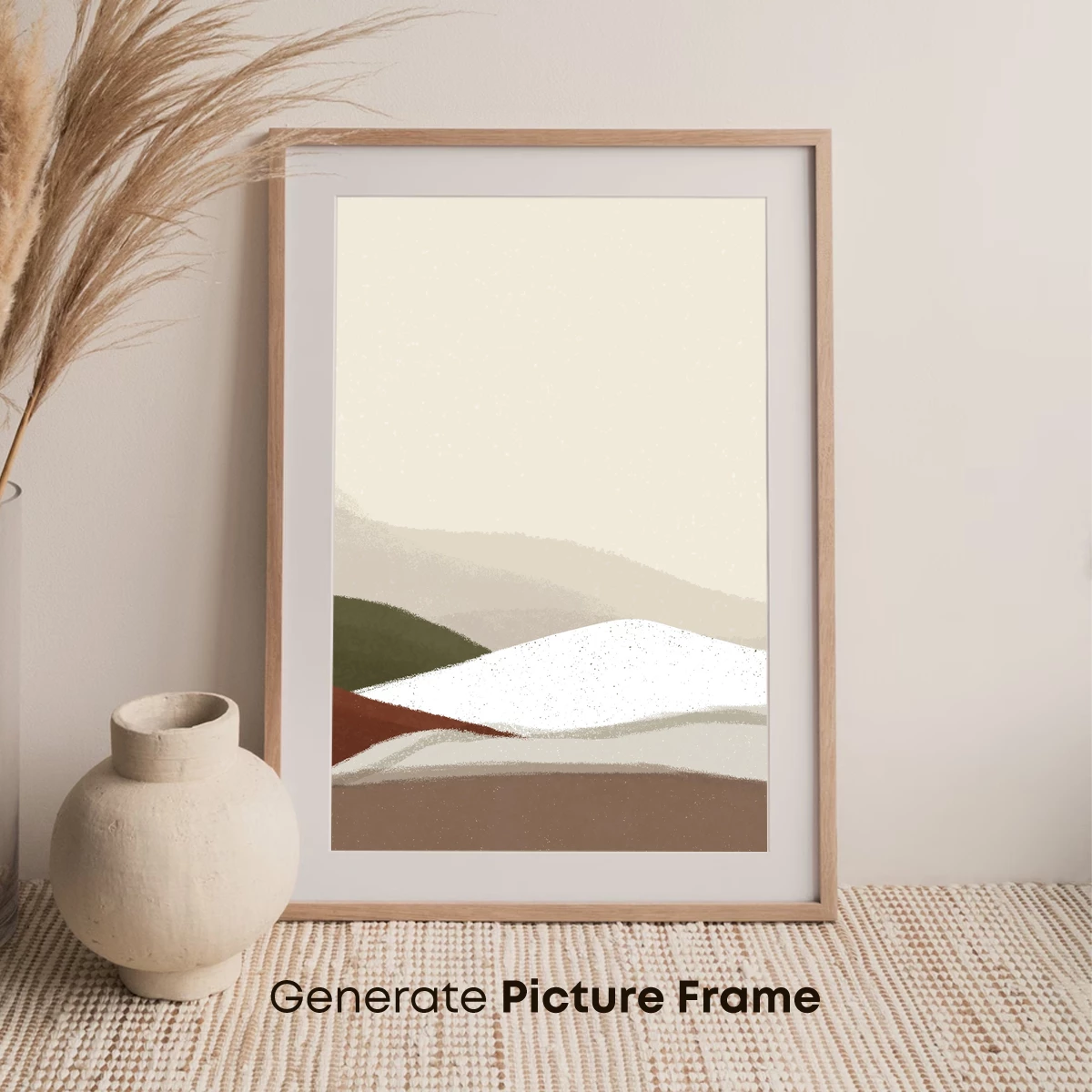 Abstract Terrain Layers: Earthy Tones and Minimalist Waves - Image 7