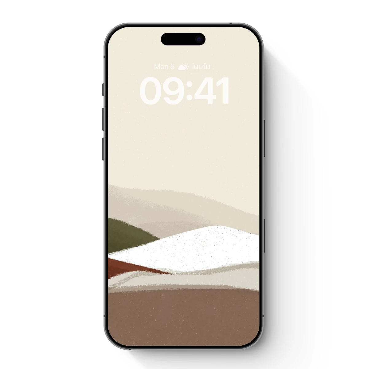 Abstract Terrain Layers: Earthy Tones and Minimalist Waves