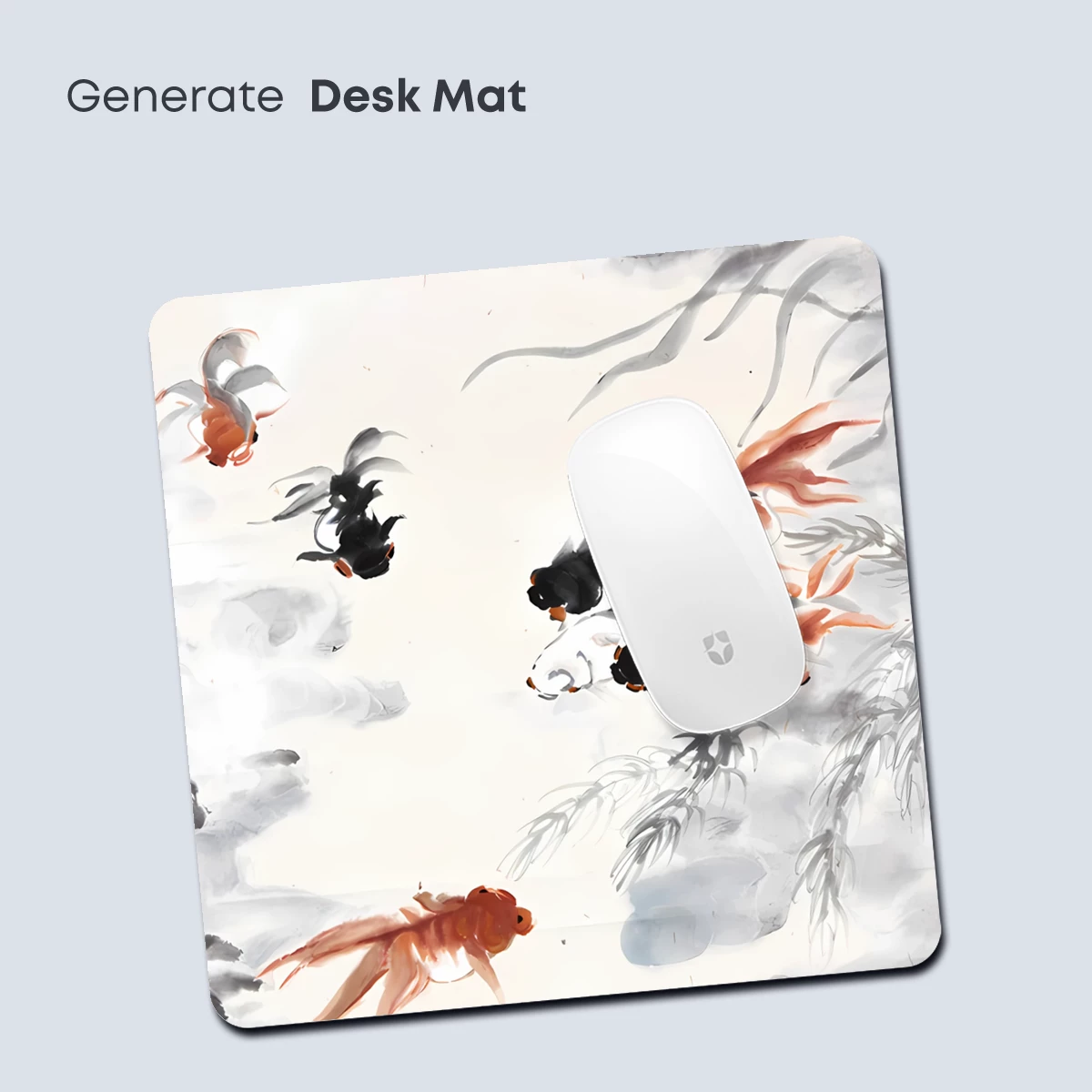 Ink Dance of Goldfish: Zen Aquatic Elegance - Image 4