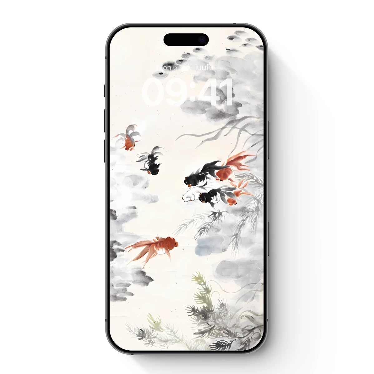 Ink Dance of Goldfish: Zen Aquatic Elegance Ink Dance of Goldfish: Zen Aquatic Elegance