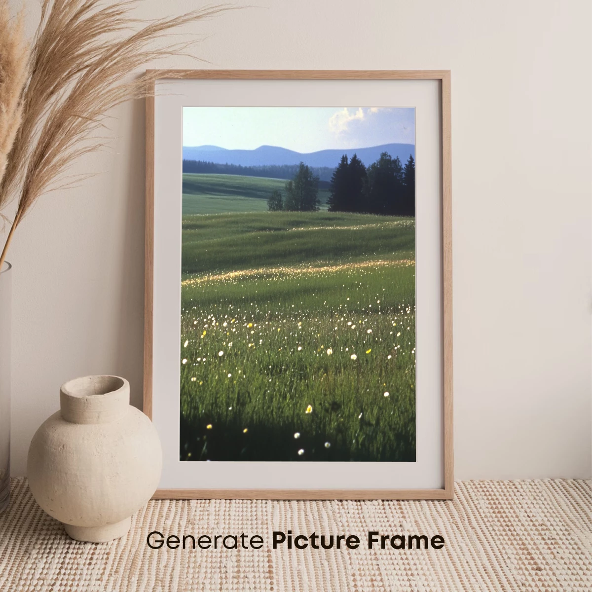 Meadow Symphony: Dandelions and Rolling Hills - Image 7