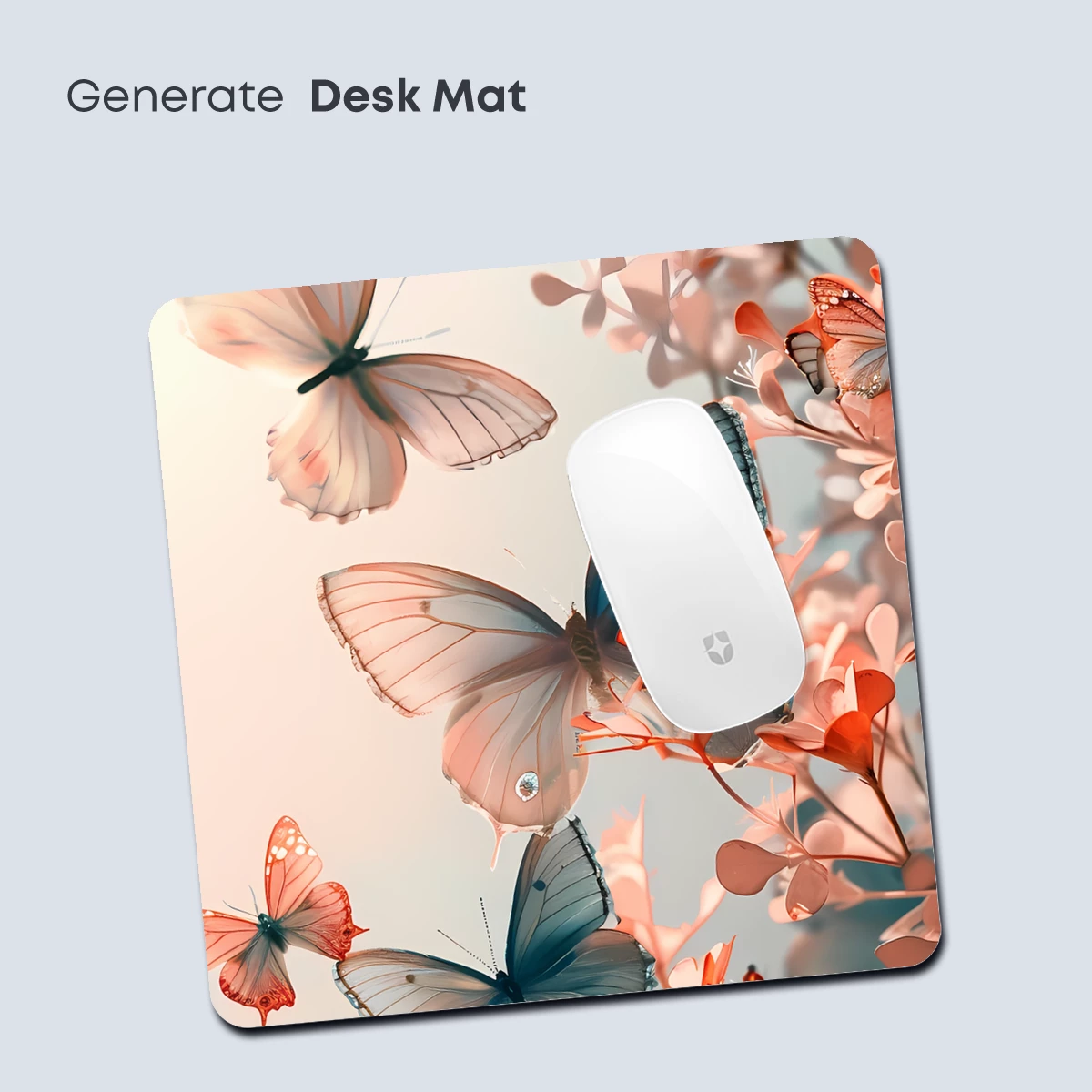 Butterfly Symphony in Pastel Bloom - Image 4