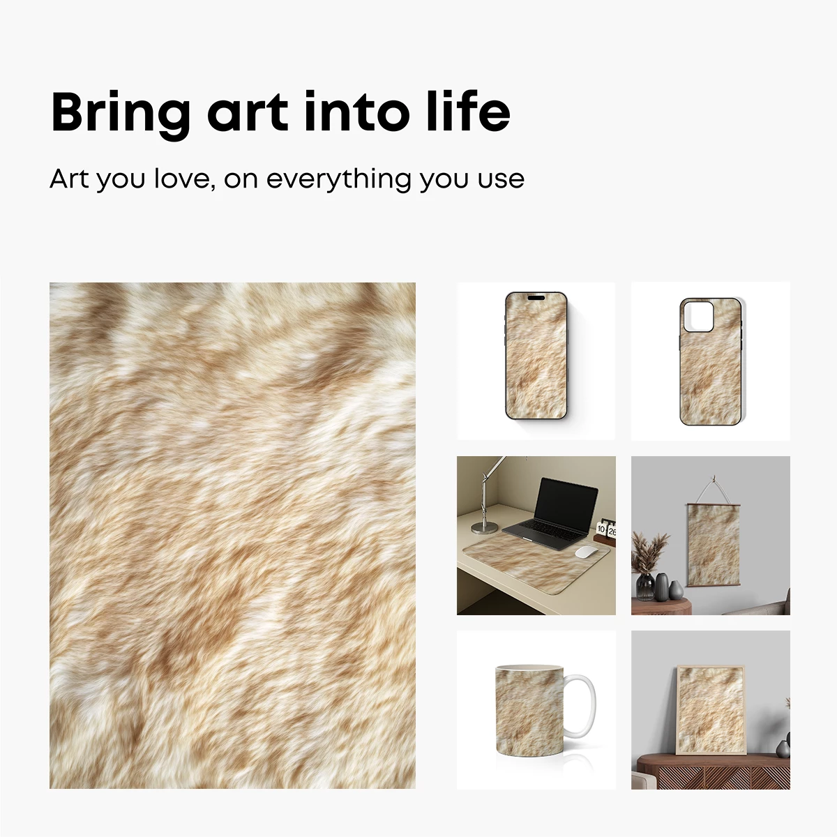 Golden Fur Whispers: Soft Textures in Motion - Image 2