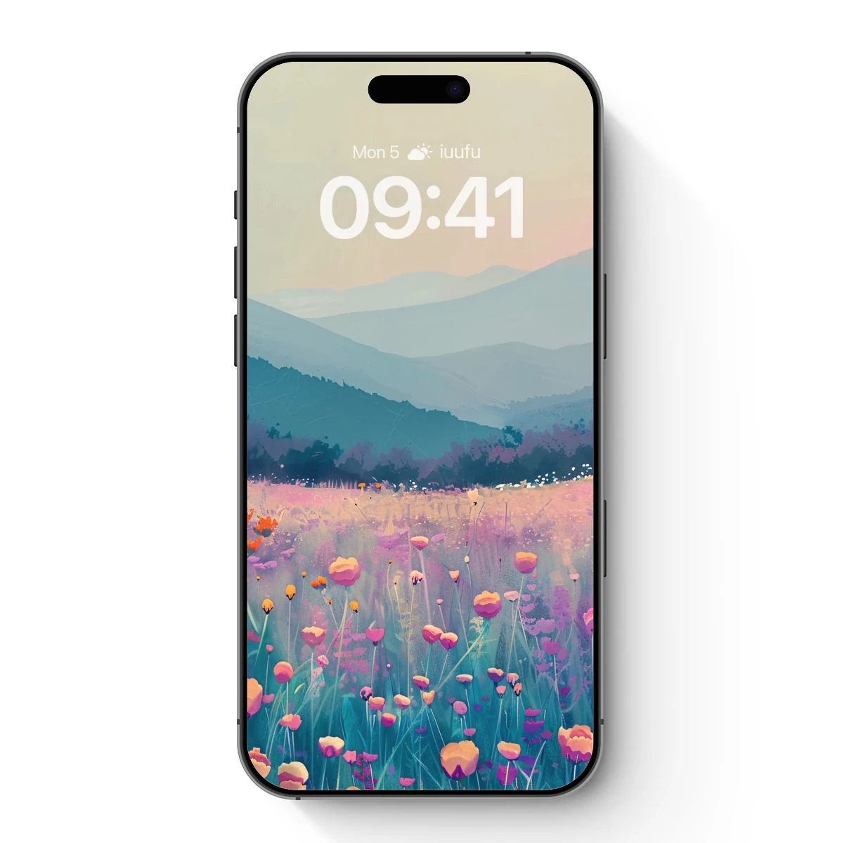 Enchanted Floral Valley at Dusk