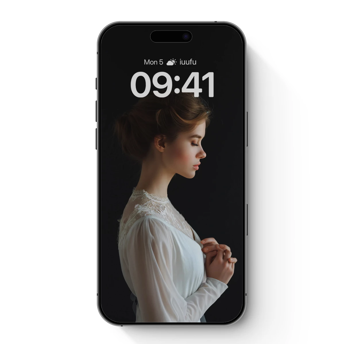 Elegant Solitude: Lace and Shadow