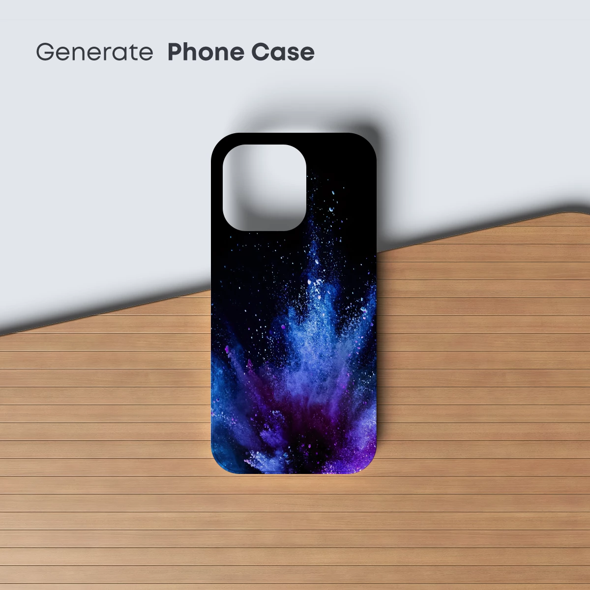 Cosmic Dust Explosion: A Symphony of Blue and Purple Hues - Image 3