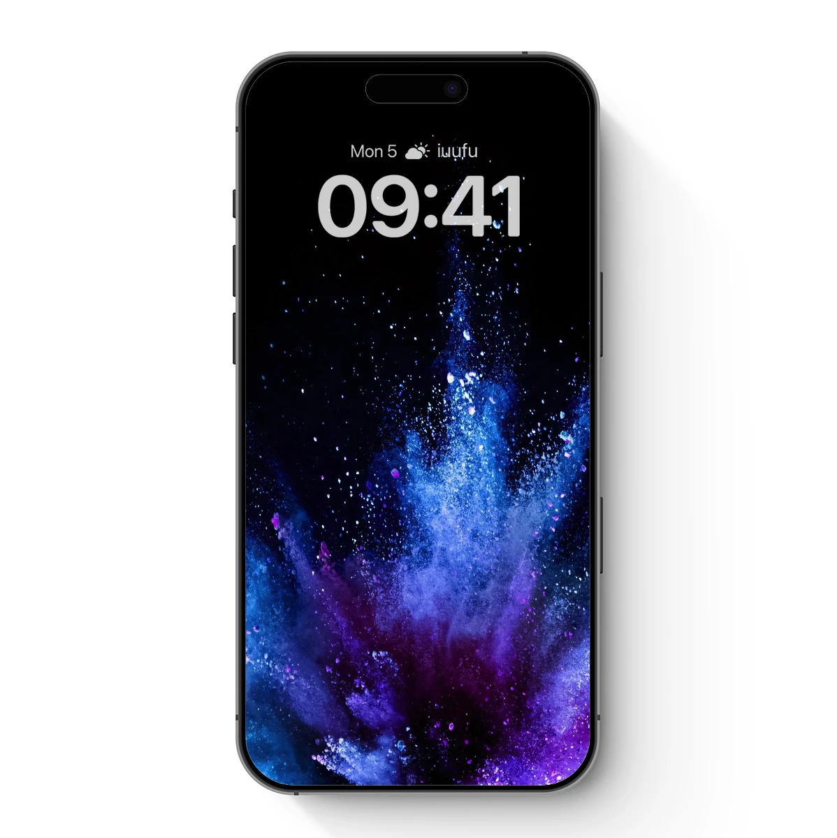 Cosmic Dust Explosion: A Symphony of Blue and Purple Hues