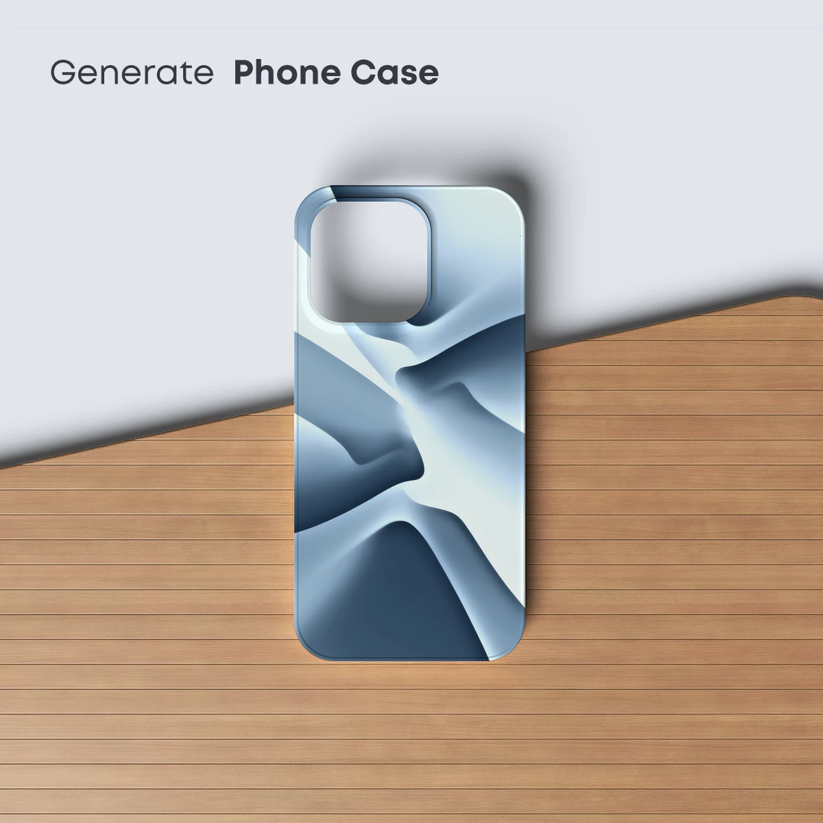 Ethereal Blue Curves: A Dance of Light and Shadow - Image 3