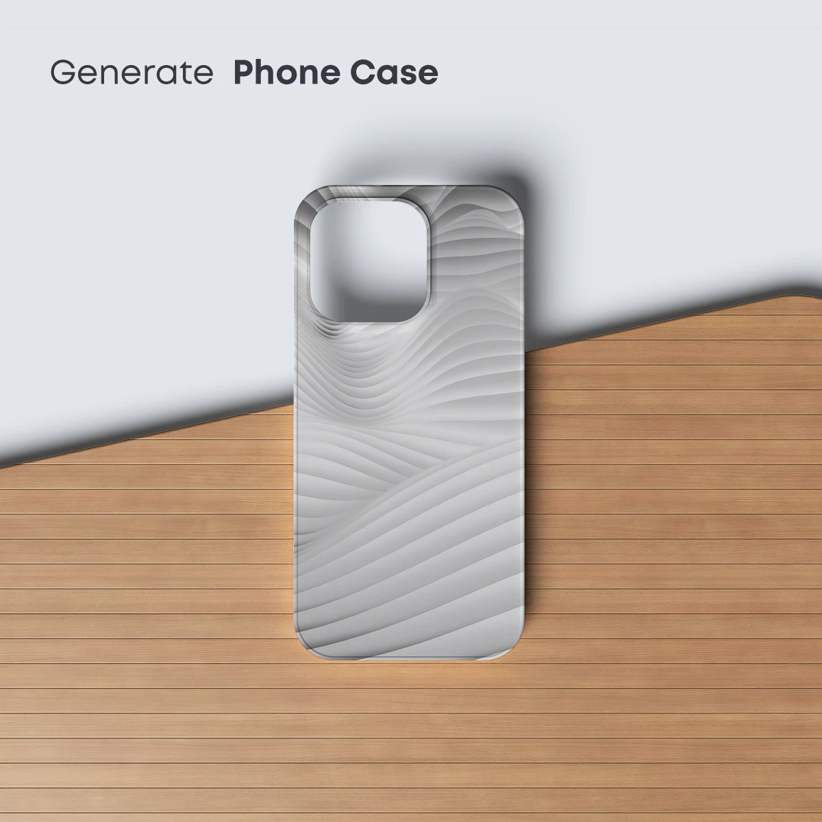 Elegant White Waves: A Sculptural Symphony - Image 3