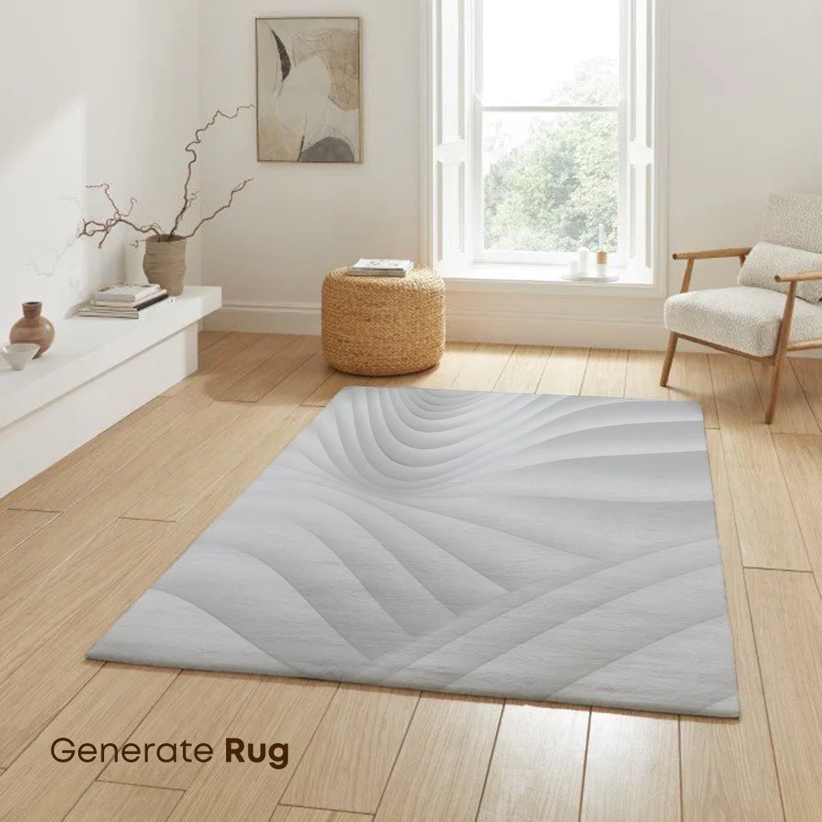 Elegant White Waves: A Sculptural Symphony - Image 6