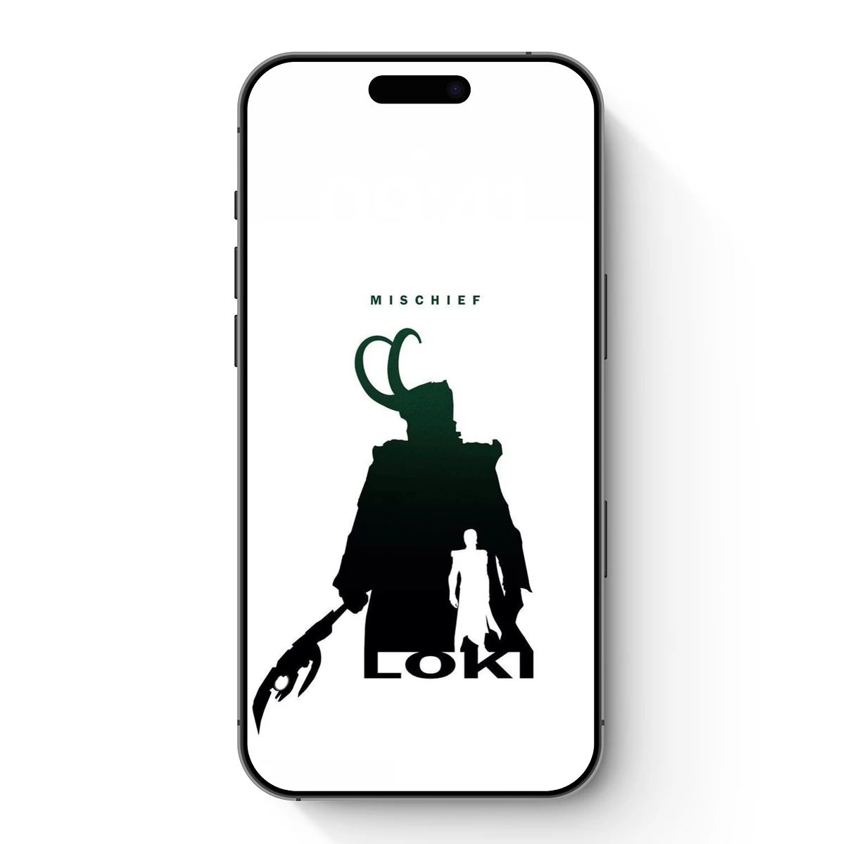 Loki's Shadow: Mischief in Silhouette Art