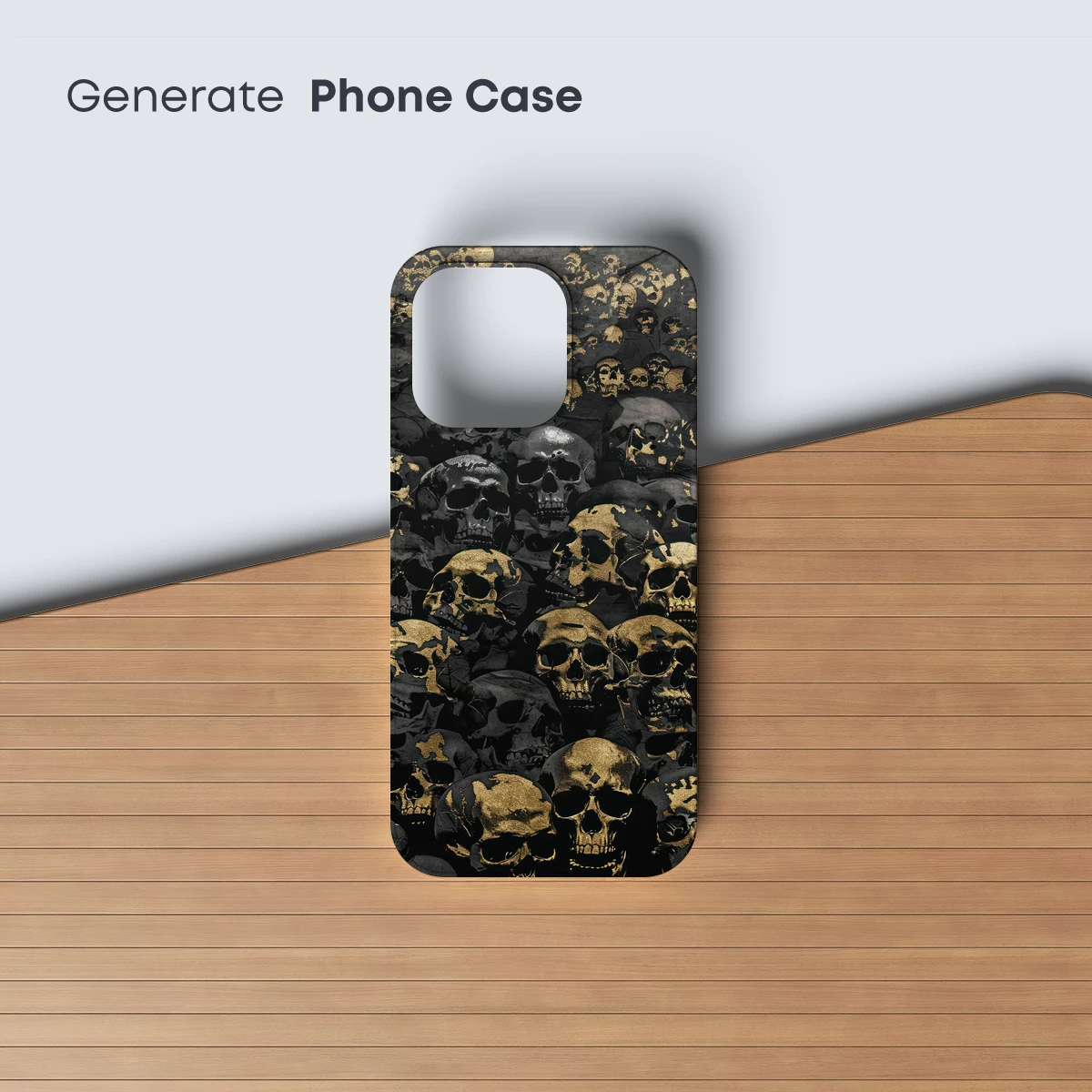 Gilded Skulls: Gothic Elegance in Gold and Shadow - Image 3