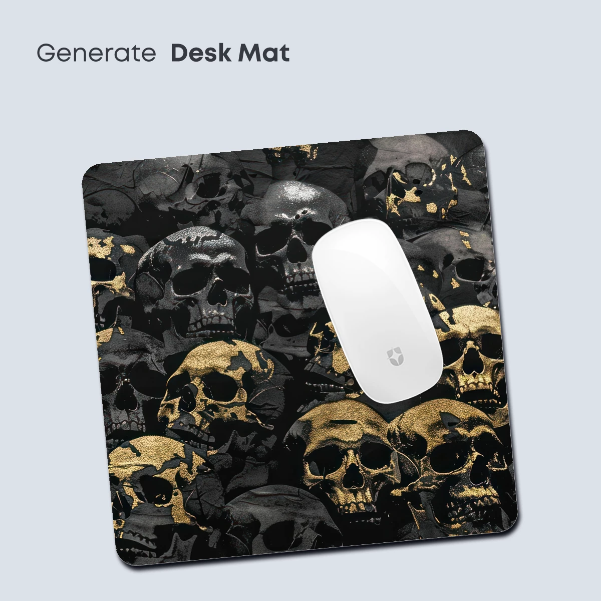 Gilded Skulls: Gothic Elegance in Gold and Shadow - Image 4