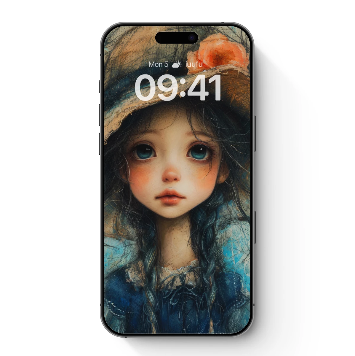 Enchanted Whimsy: Dreamy Girl in Vintage Hat