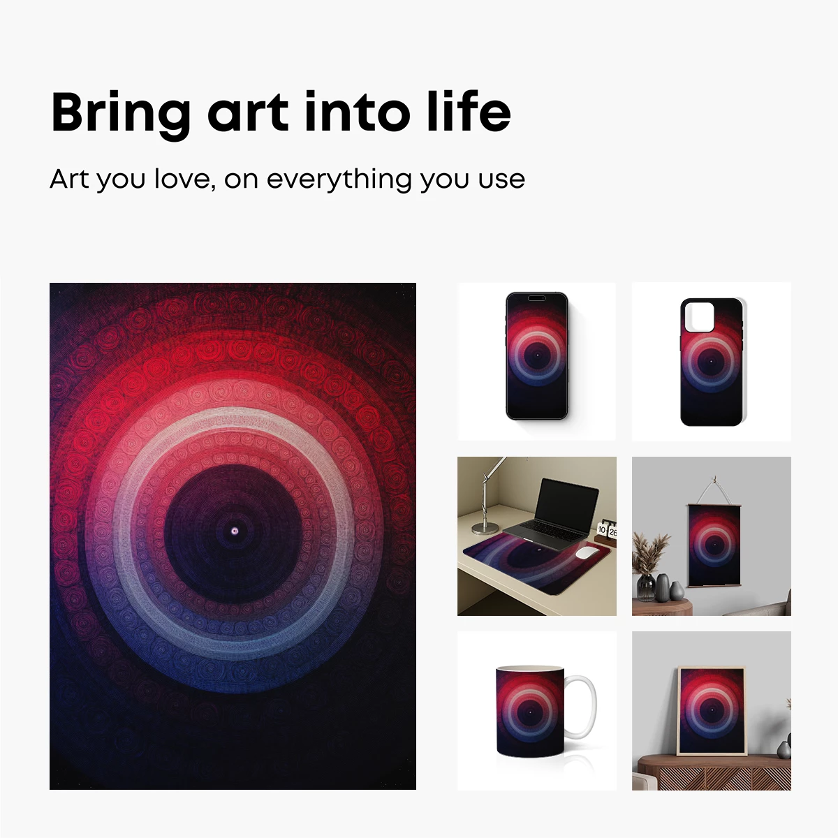 Cosmic Spiral Odyssey: A Celestial Mandala - Image 2