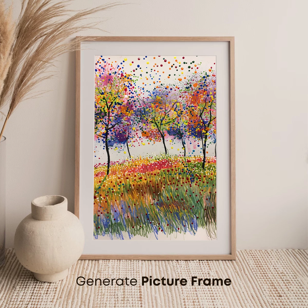 Dot-Painted Forest Symphony - Image 7