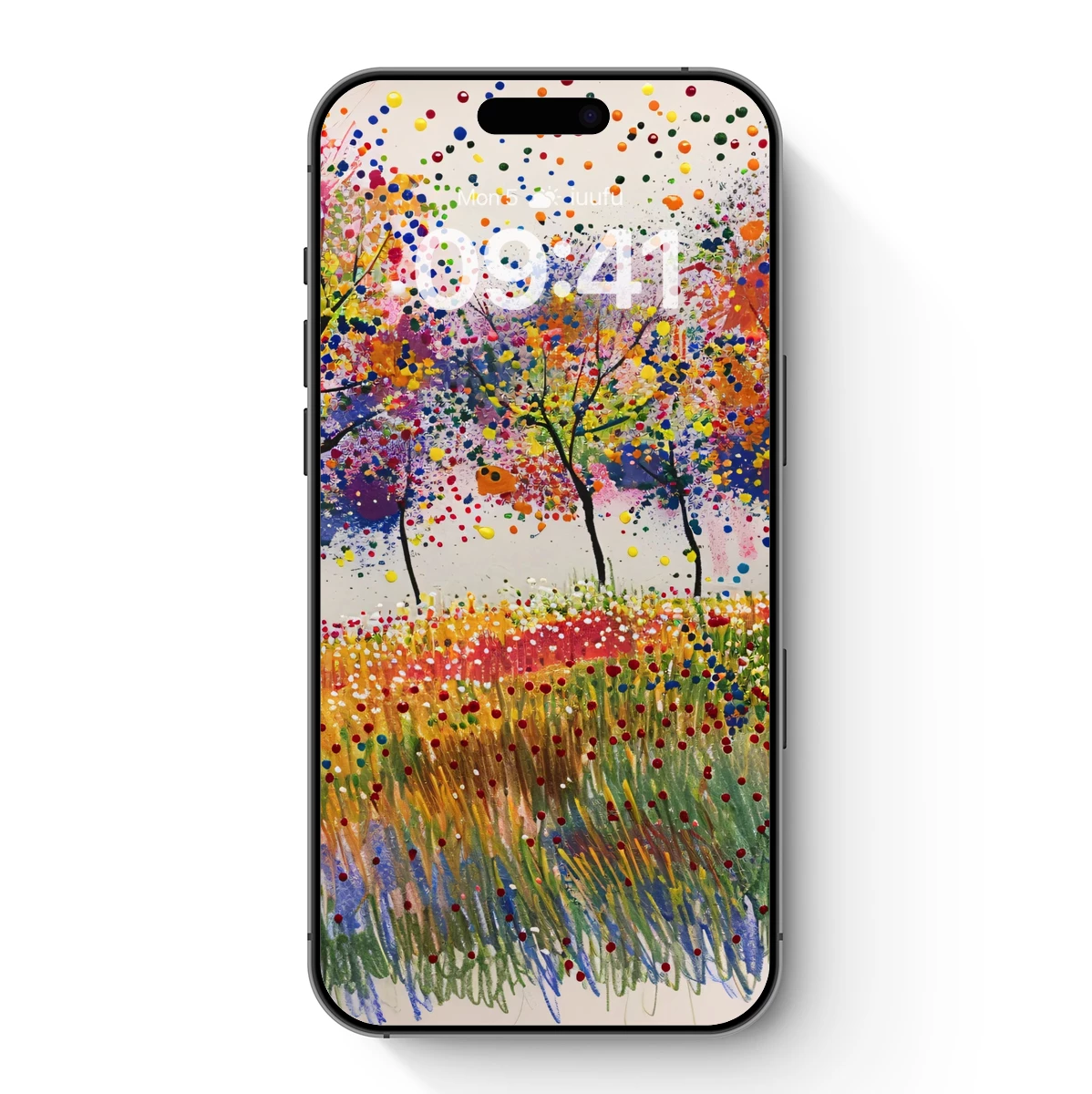 Dot-Painted Forest Symphony