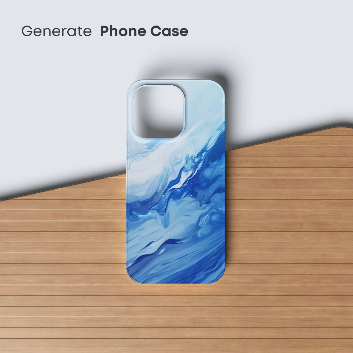 Ethereal Blue Swirls: A Dance of Ink and Water - Image 3