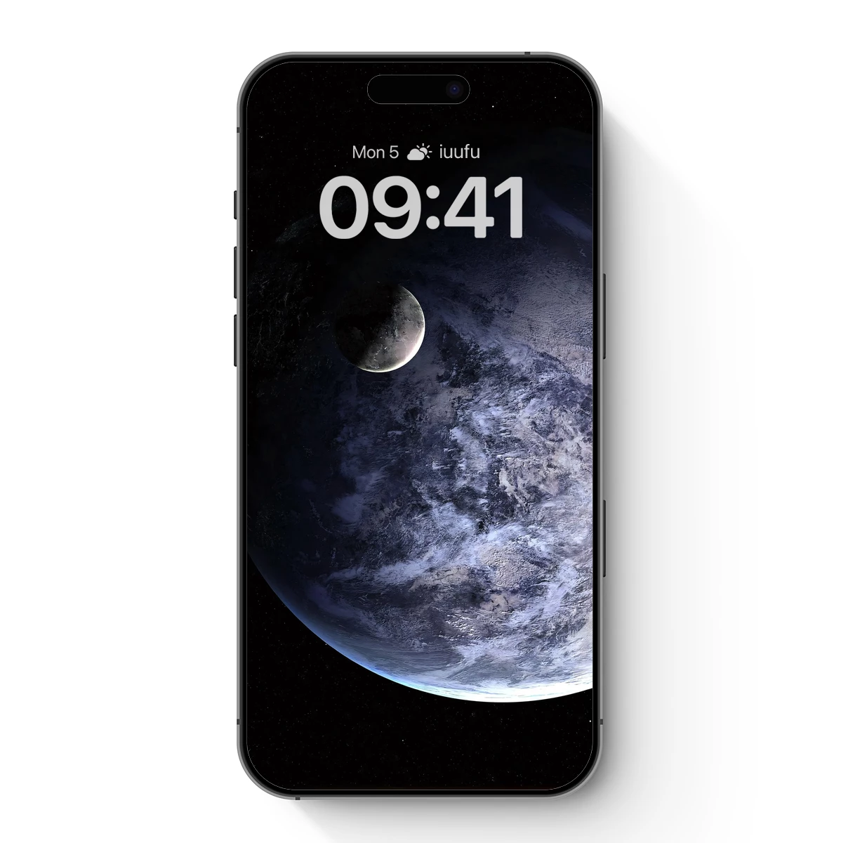 Eternal Cosmic Embrace: Earth and Moon Harmony