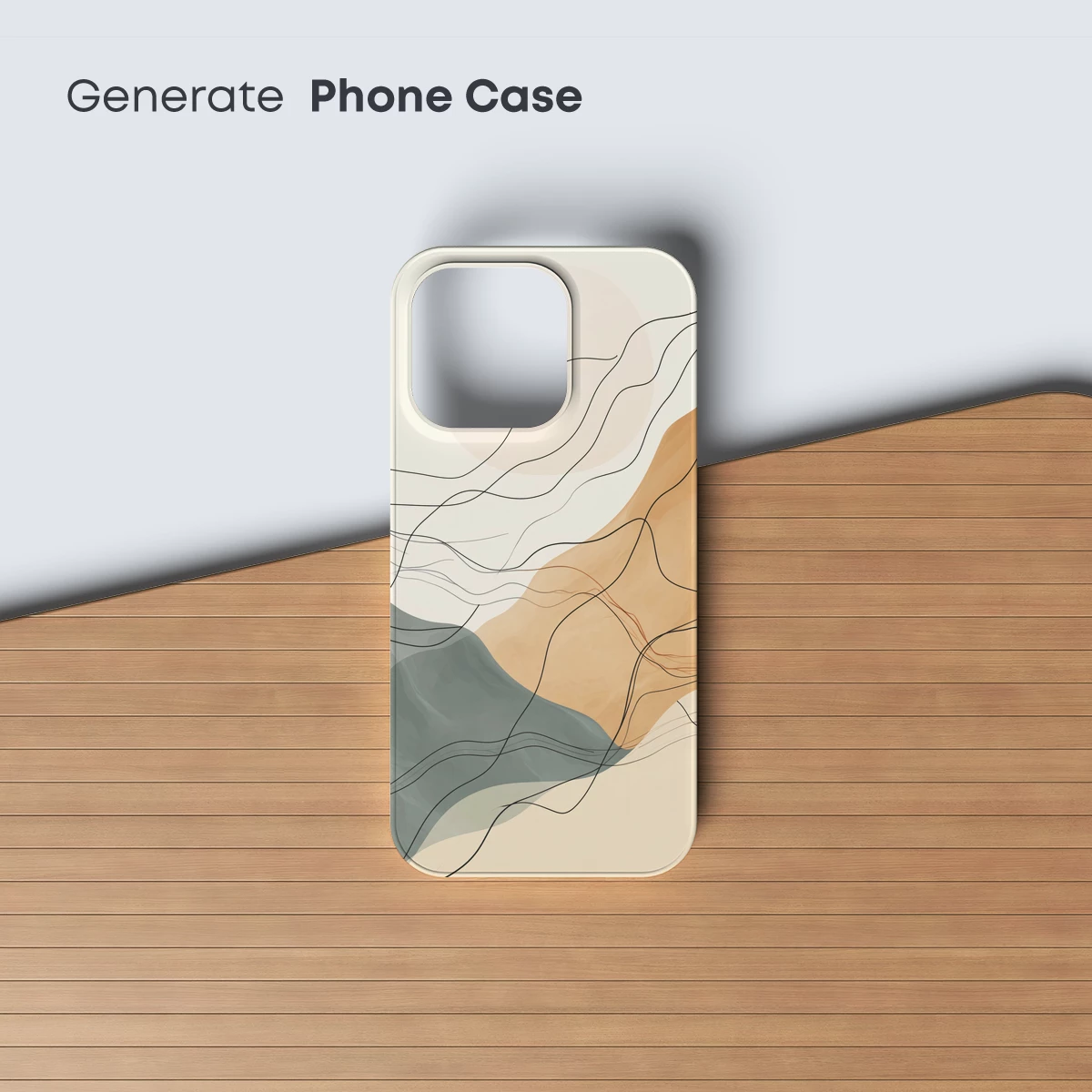 Abstract Wavy Terrain: Modern Minimalist Art - Image 3