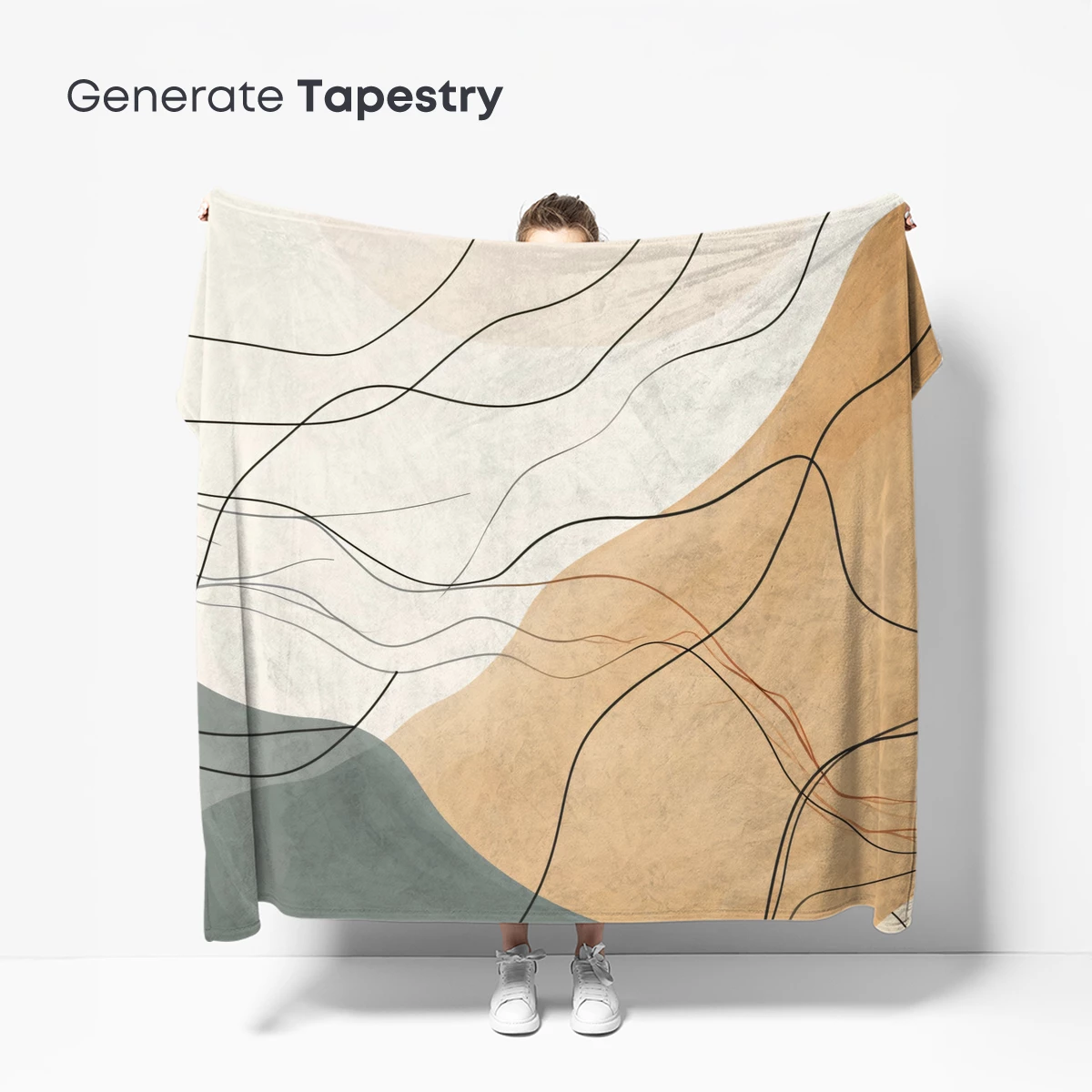 Abstract Wavy Terrain: Modern Minimalist Art - Image 5