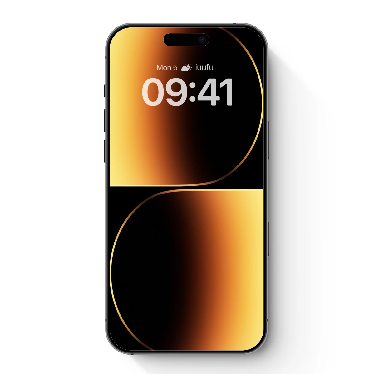 Golden Eclipse: Abstract Gradient Harmony