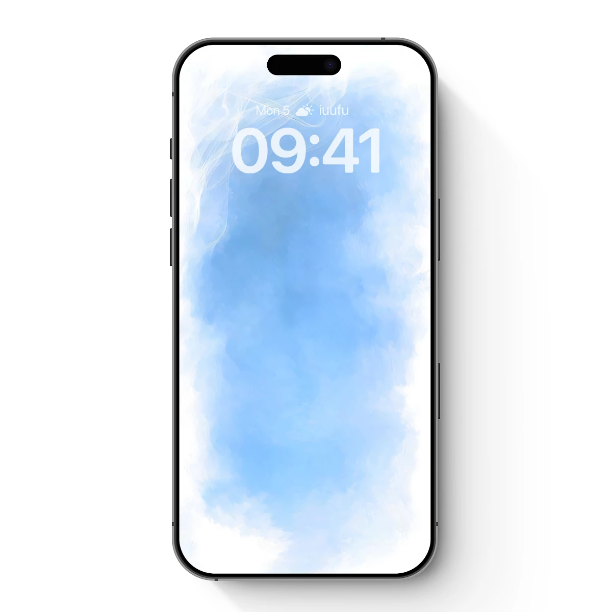 Ethereal Sky Whispers: Soft Blue Watercolor Dream