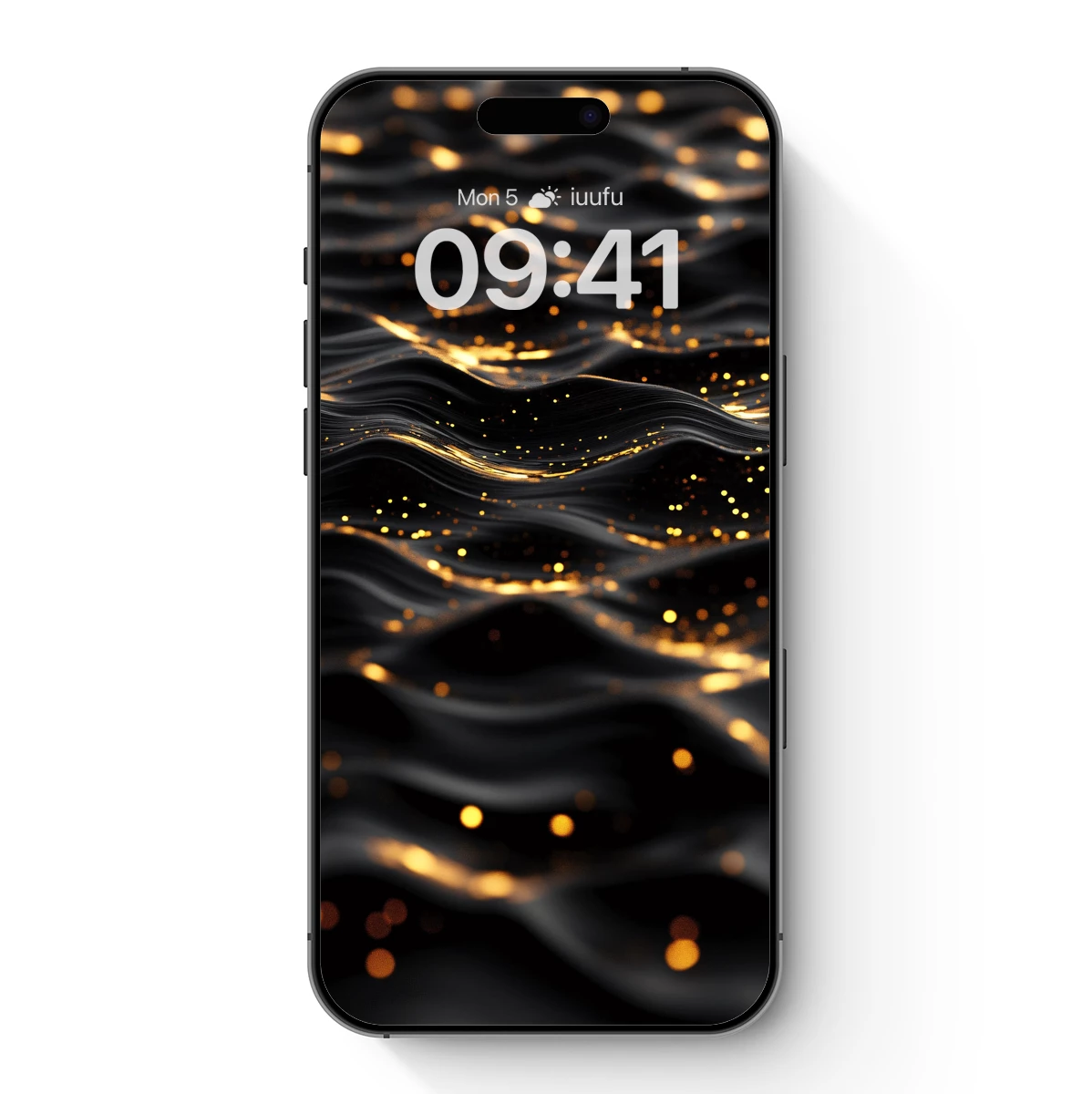 Golden Ripple Odyssey: Abstract Wave Art