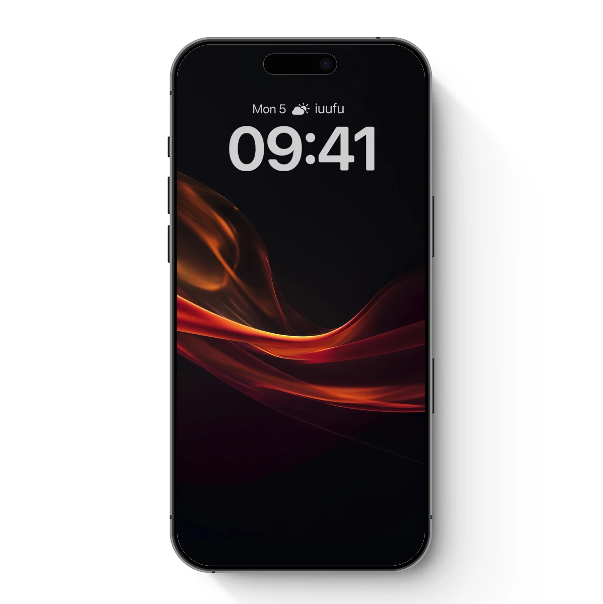 Fiery Elegance: Abstract Flame Waves