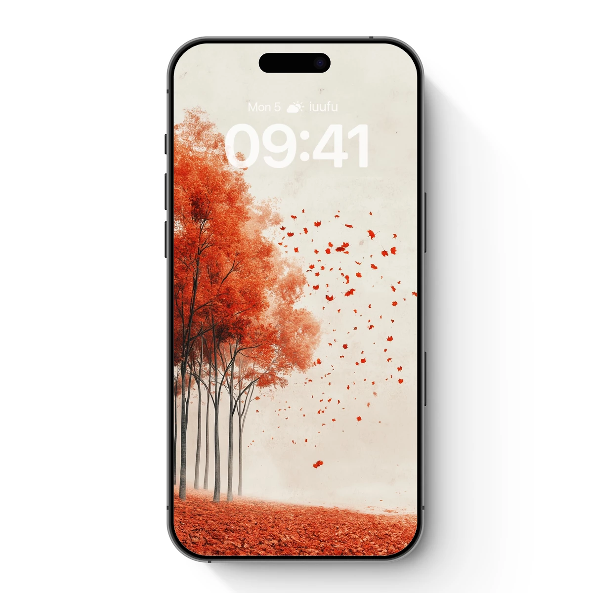 Autumnal Elegy: Scarlet Leaves in Flight Autumnal Elegy: Scarlet Leaves in Flight