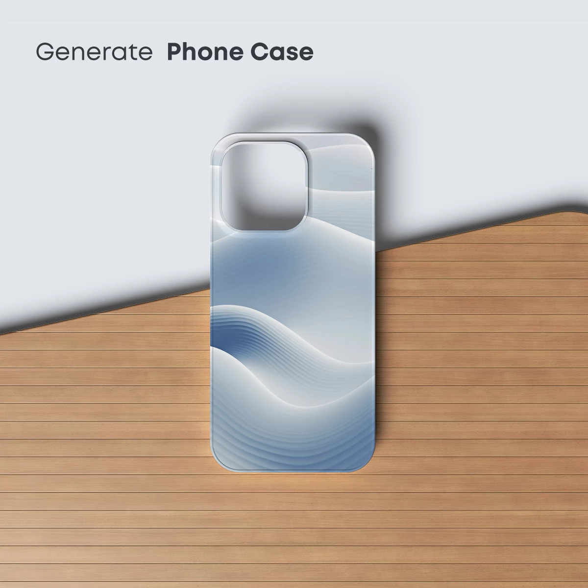 Ethereal Snow Waves: A Sculpture of Winter's Flow - Image 3