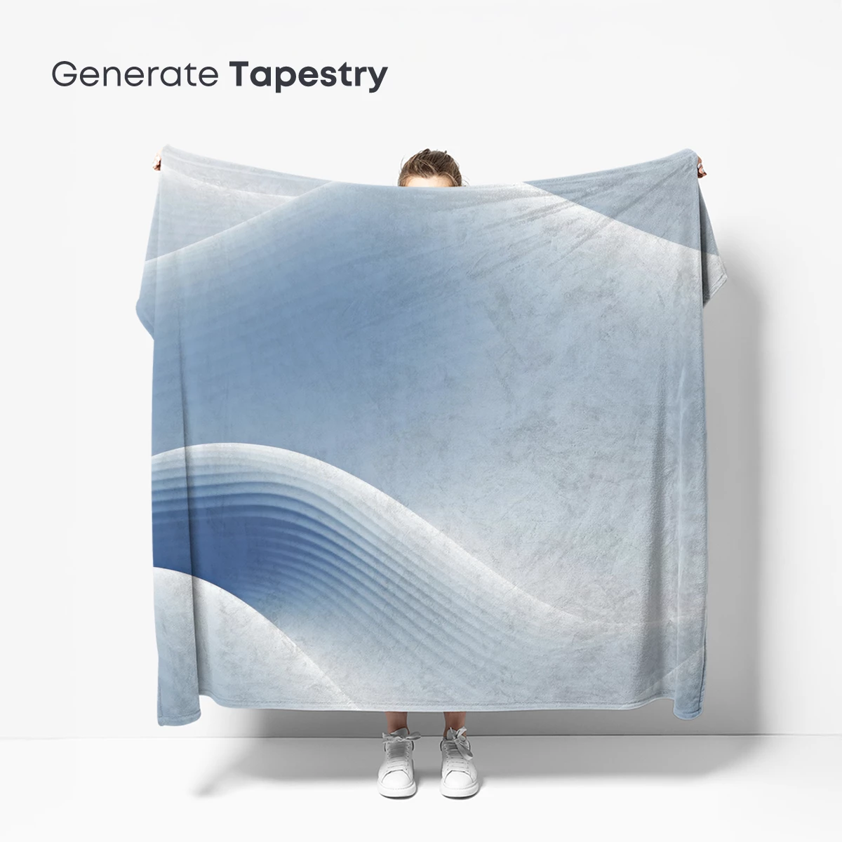 Ethereal Snow Waves: A Sculpture of Winter's Flow - Image 5