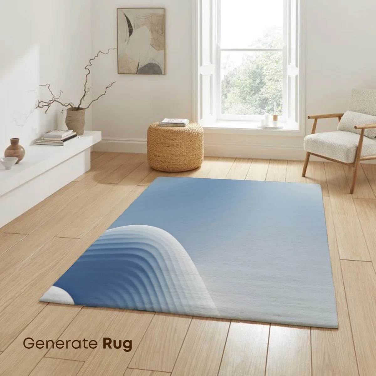 Ethereal Snow Waves: A Sculpture of Winter's Flow - Image 6