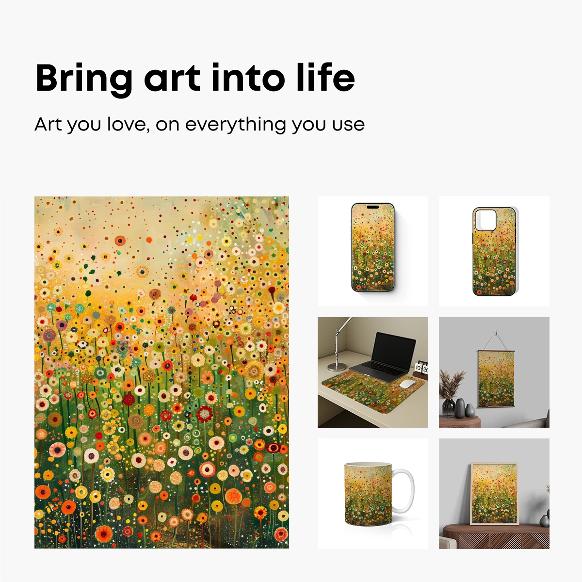 Blossom Symphony: A Field of Dotted Delights - Image 2