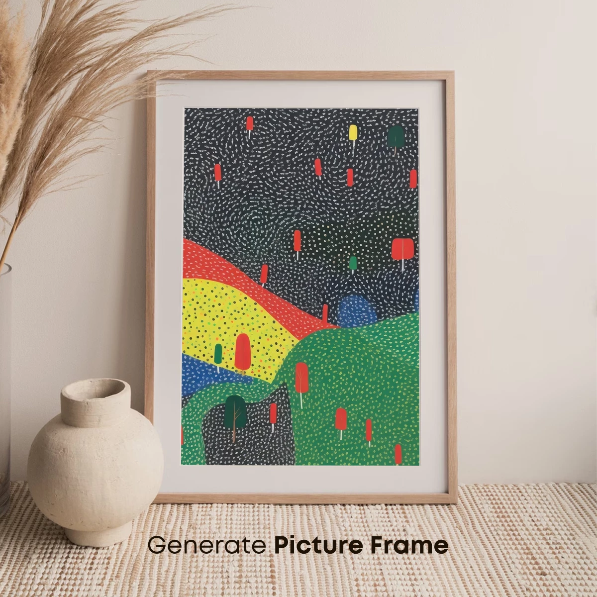 Dot-Painted Hills: A Vibrant Landscape Odyssey - Image 7