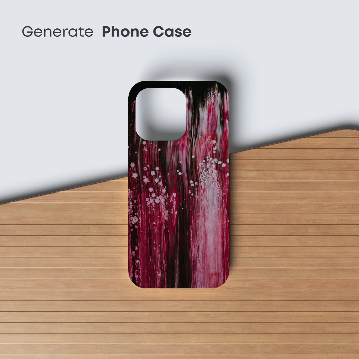 Crimson Cascade: Abstract Fluid Artistry - Image 3