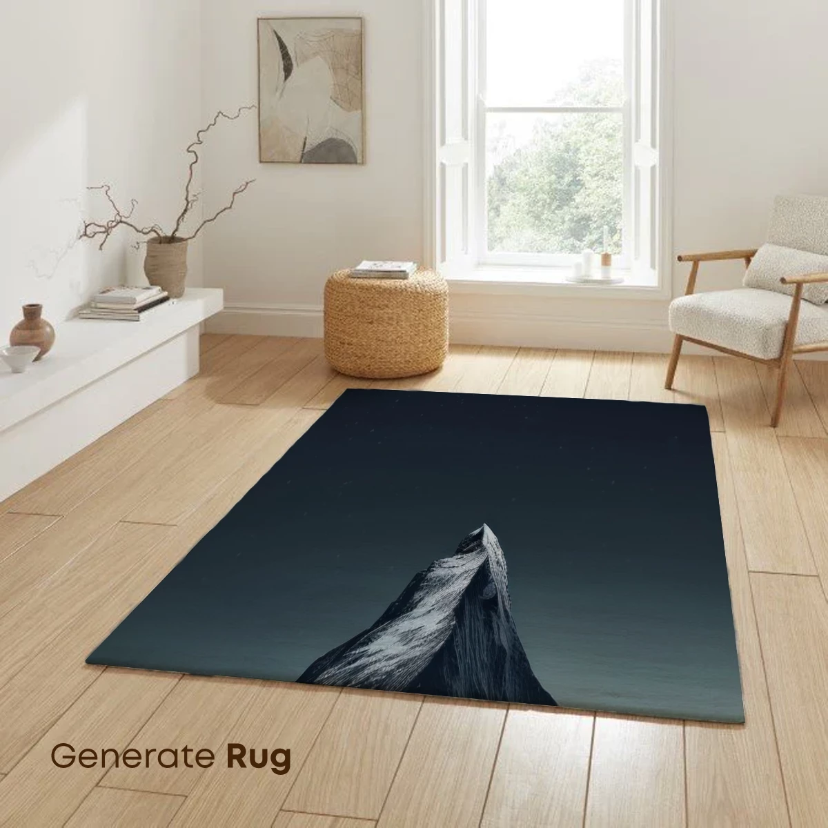 Eternal Night Peak: Snow-Capped Solitude - Image 6