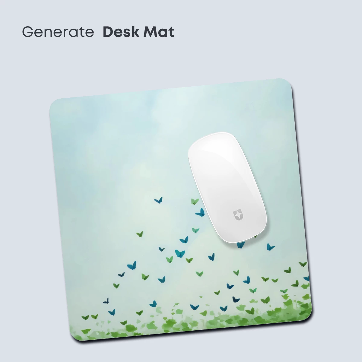 Butterfly Symphony in Misty Greens - Image 4