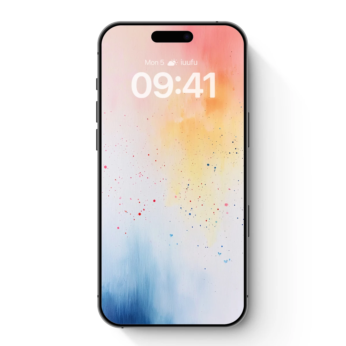 Abstract Splash: Colorful Ink Burst