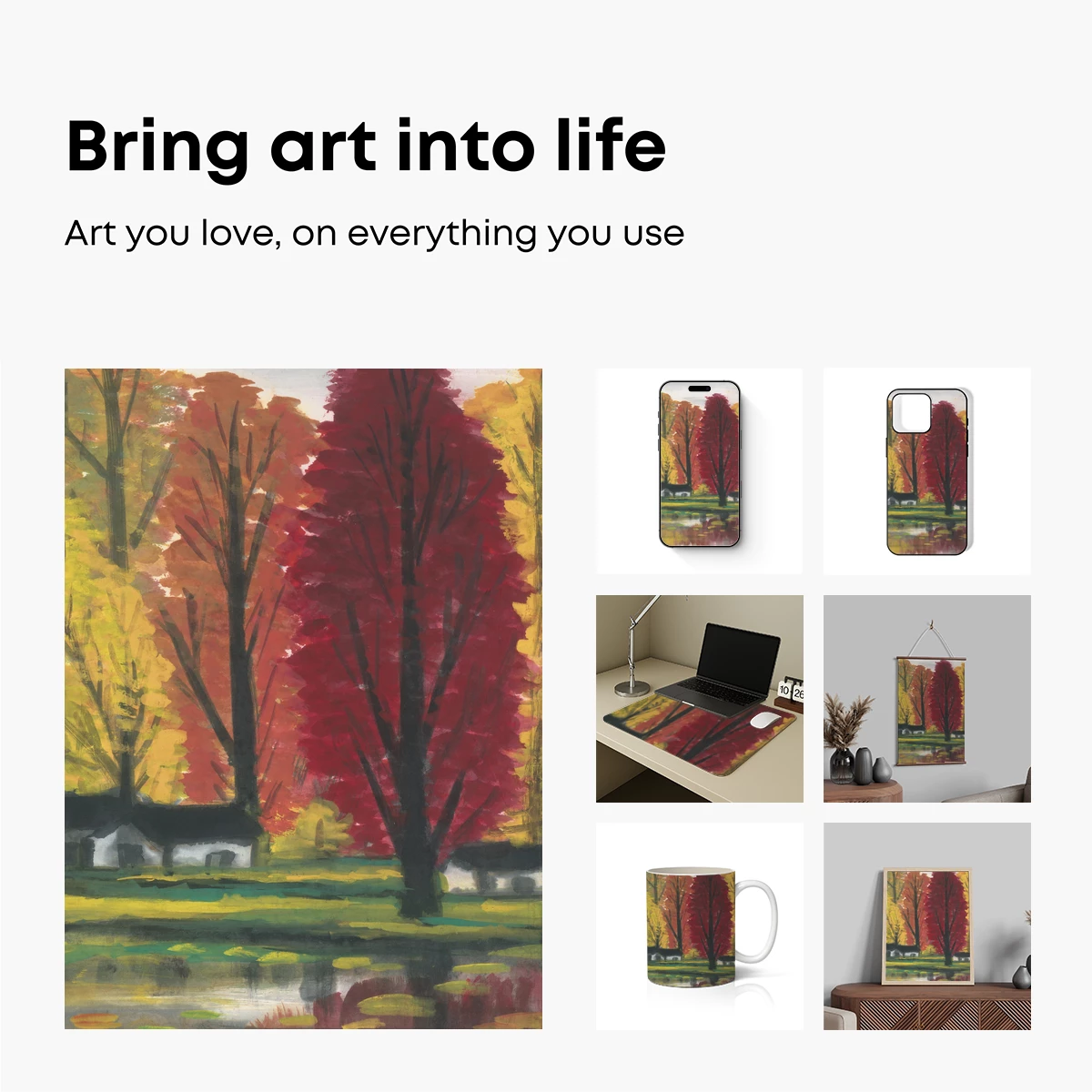 Autumnal Reflections in Serene Waters - Image 2