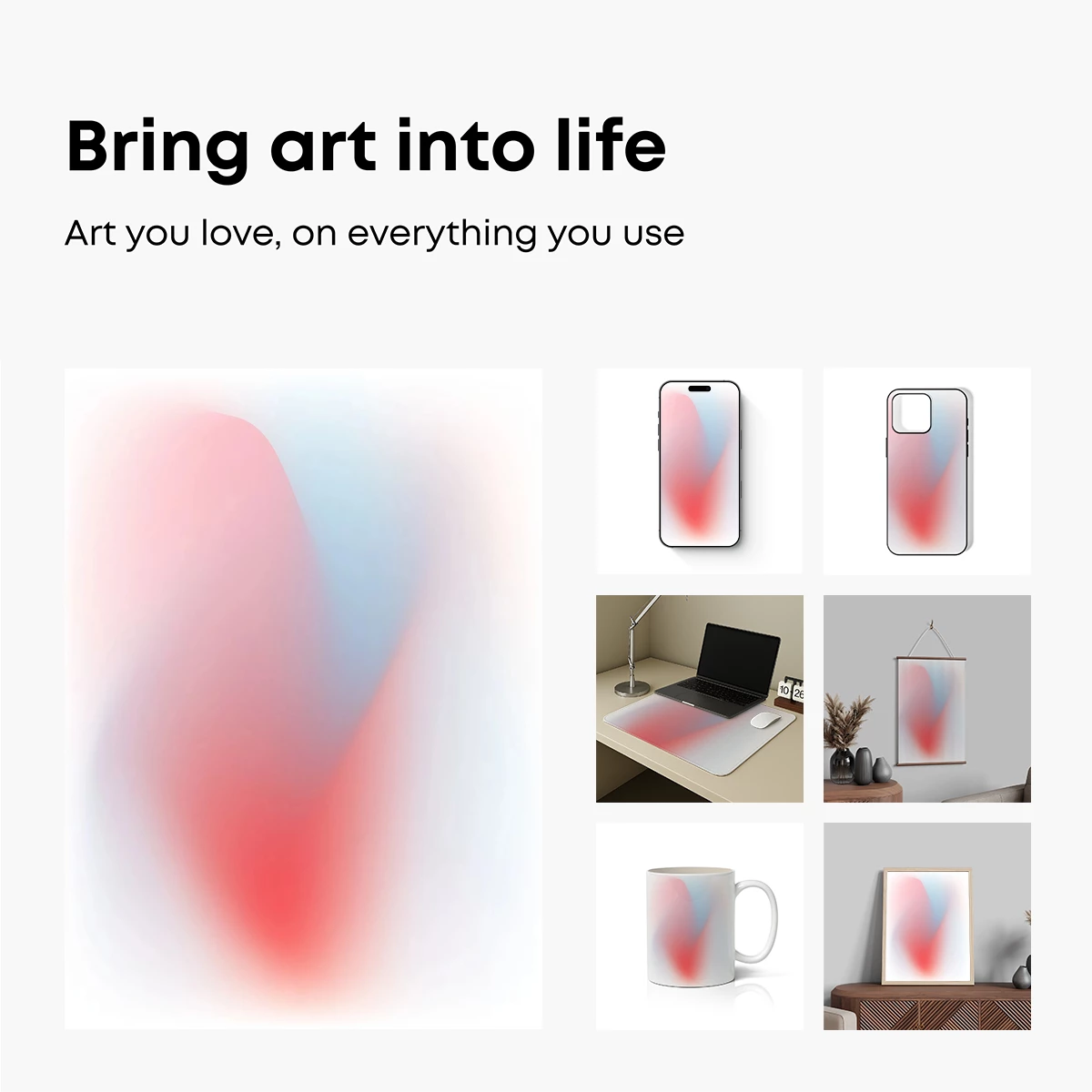 Blurred Elegance: Abstract Color Fusion - Image 2