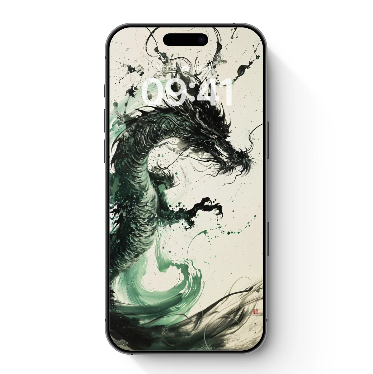 Ethereal Dragon Dance in Ink and Mist