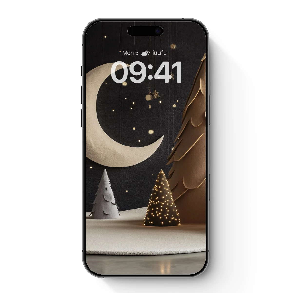 Enchanted Moonlit Forest Scene