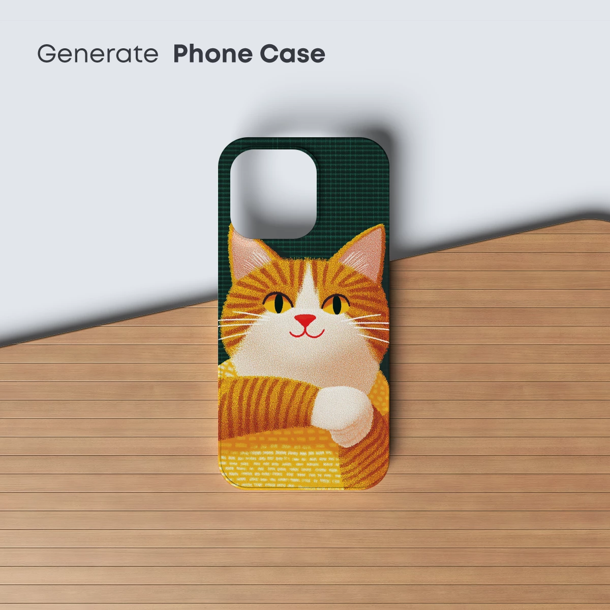 Cozy Cat in Knitwear: Pixel Art Charm - Image 3