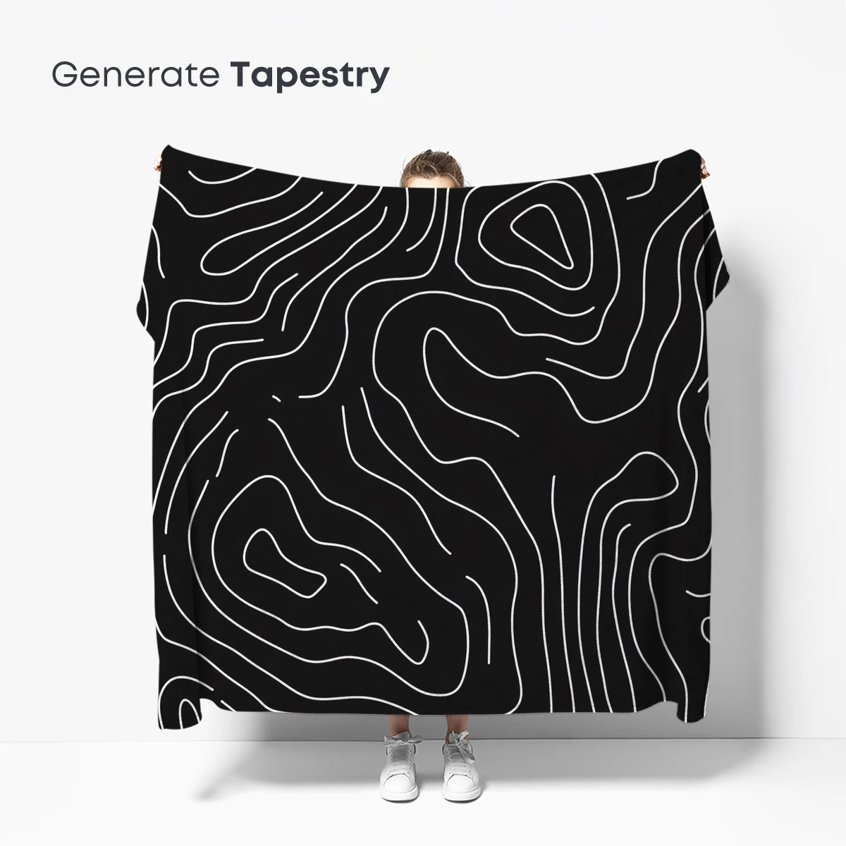 Contour Whispers: Abstract Topography Art - Image 5